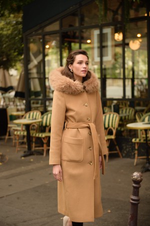 Simone Cashmere/Wool Coat from GAÂLA