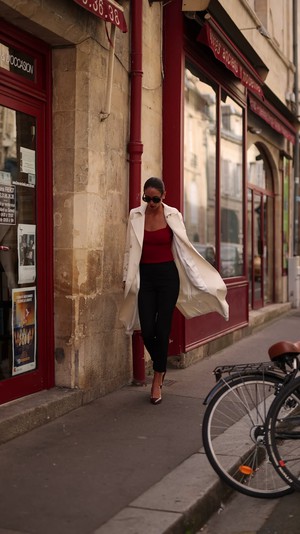 Nicole Cotton Trench Coat from GAÂLA