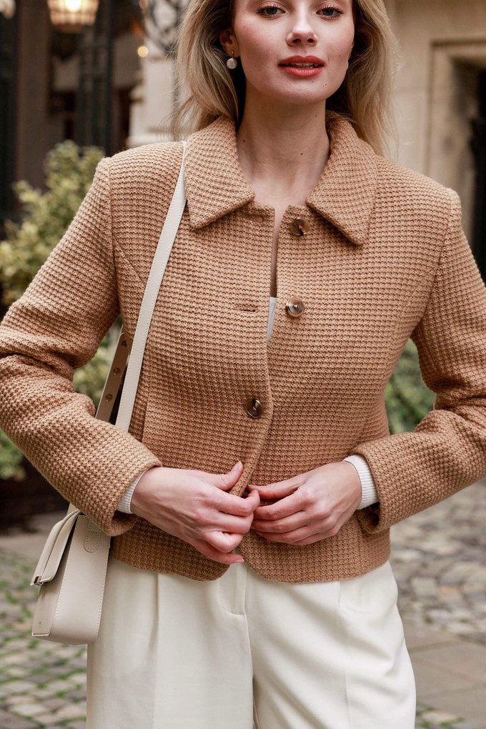 Melanie Wool Short Coat from GAÂLA