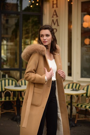 Simone Cashmere/Wool Coat from GAÂLA