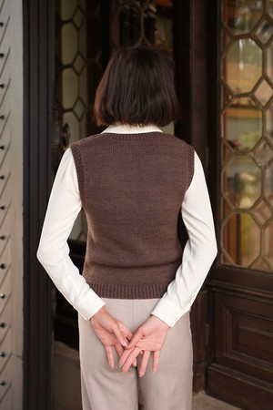 Erin Handknit Sweater Vest from GAÂLA