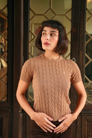 Tina Cable Knit Top from GAÂLA