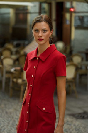 Lea Button-Down Dress from GAÂLA