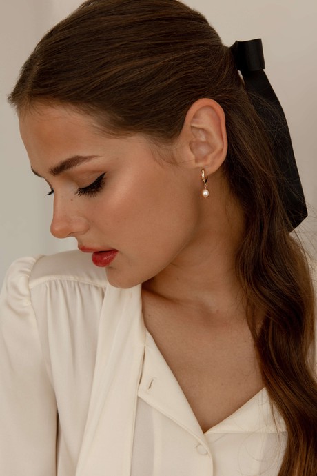 Rose Pearl Earrings from GAÂLA