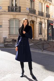 Angelina Faux Fur Coat via GAÂLA