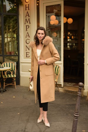 Simone Cashmere/Wool Coat from GAÂLA