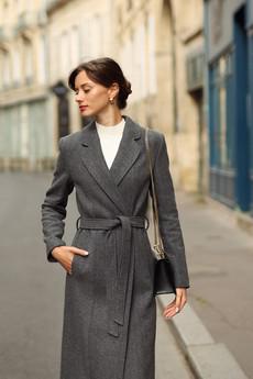 Colette Wrap Coat via GAÂLA