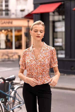 Talia Peplum Blouse from GAÂLA