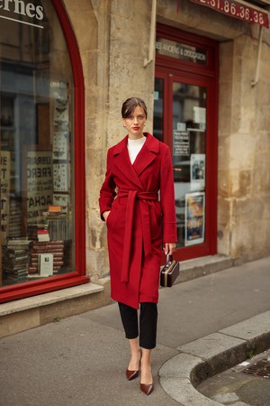 Sabina Cashmere Wool Coat from GAÂLA