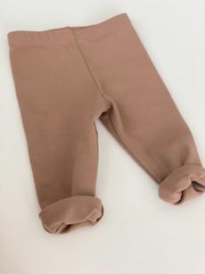 Organic cotton leggings – Beige via Glow - the store