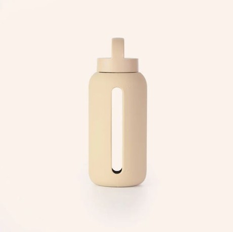 Glass drinking bottle | MAMA BOTTLE | Hydratation tracker | Sand from Glow - the store