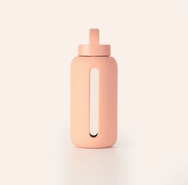 Glastrinkflasche | DAY BOTTLE | Hydration Tracker | Rose from Glow - the store