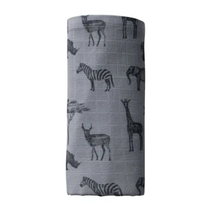 Muslin Cloth Baby 80×80 cm Bio – Storm Grey from Glow - the store