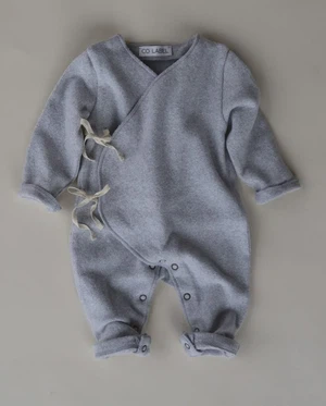Warm baby suit – Grey Melange from Glow - the store