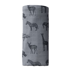 Muslin Cloth Baby 80×80 cm Bio – Storm Grey from Glow - the store