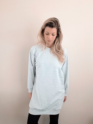 Sweater dress – Light Grey from Glow - the store