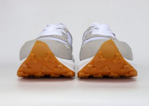 BABER-GV vegan running shoes | GREY/ORANGE from Good Guys Go Vegan