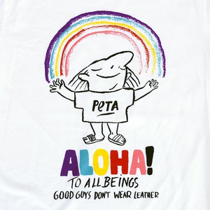 "ALOHA" T-SHIRT | PETA X GOOD GUYS from Good Guys Go Vegan