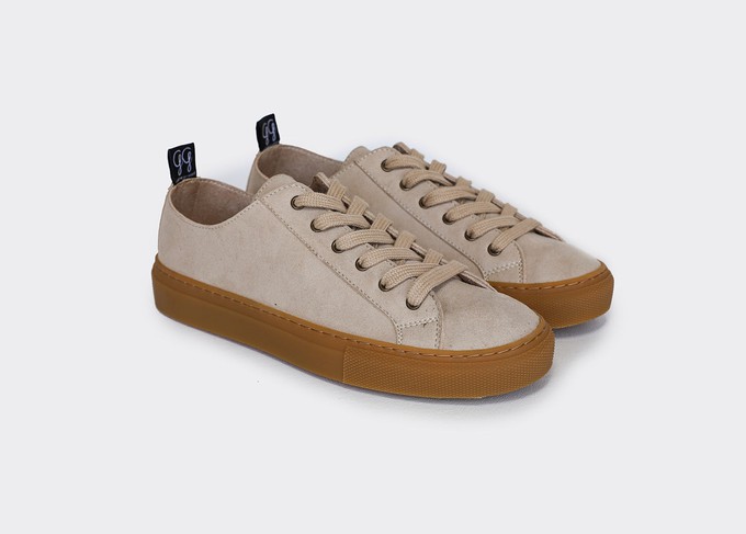 SAMO vegan low top sneakers | BEIGE from Good Guys Go Vegan