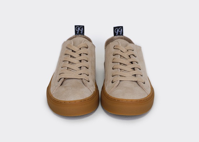 SAMO vegan low top sneakers | BEIGE from Good Guys Go Vegan