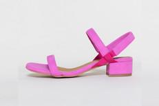 MARY Fuschia sandals| warehouse sale via Good Guys Go Vegan