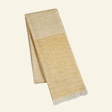 Handwoven Wool Scarf – Naturally Dyed with Marigold Flowers via Heritage Moda