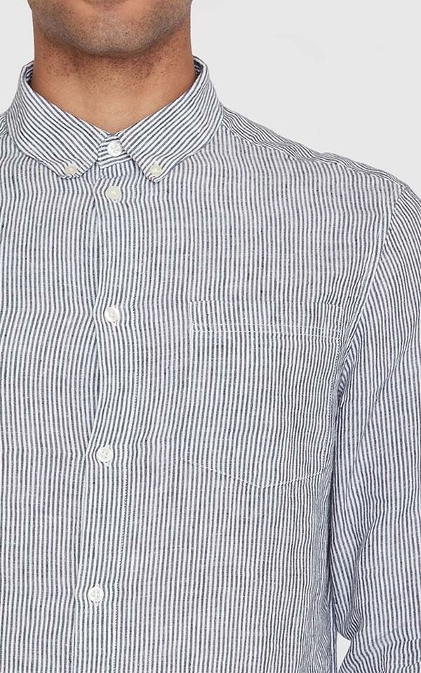Shirt Regular Striped Linen from Het Faire Oosten