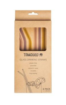 Straws Glass  Set of 6 – Pastel via Het Faire Oosten