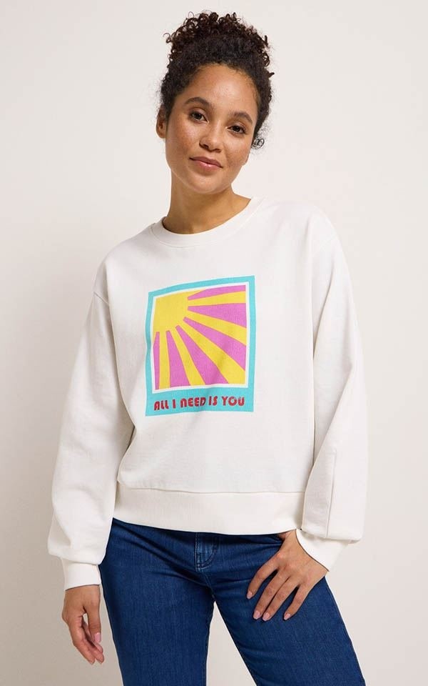 Sweatshirt Statement Sun from Het Faire Oosten