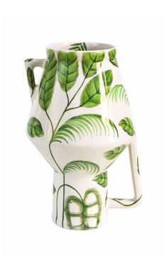Vase Handpainted Jungle via Het Faire Oosten