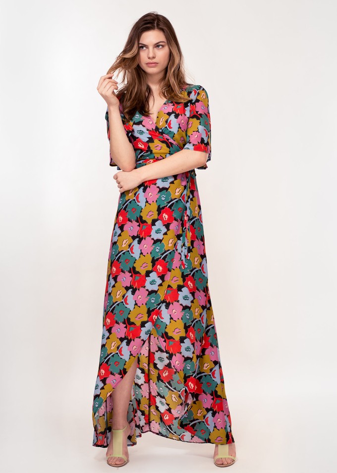 Rosa Dress in Cut Out Floral Print from Hide The Label
