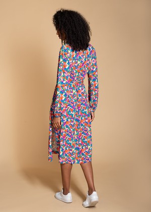 Acacia Shirt Dress in Graphic Pink Floral from Hide The Label