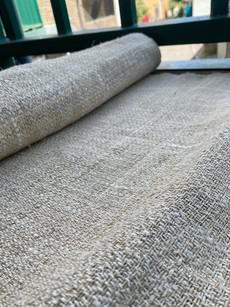 Hemp and linen fabric via Himal Natural Fibres