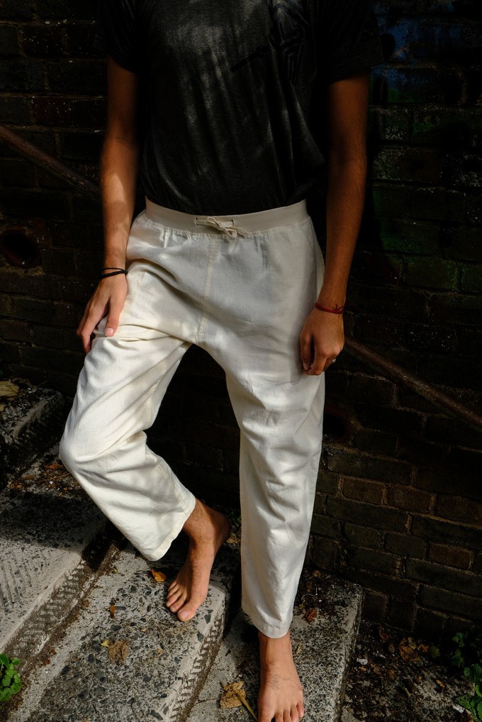 Project Cece  Hemp & Organic Cotton Yoga trousers - Mens indian style yoga  pants - Hemp Pyjamas