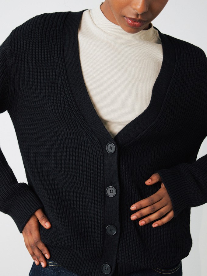 Chunky Cardigan from Honest Basics