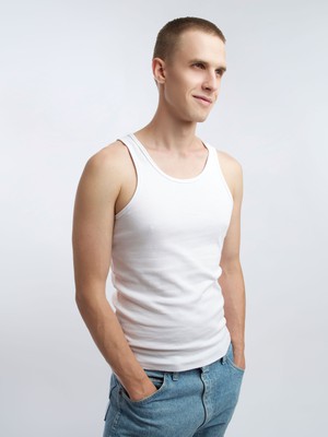 Ribbed tank top 2-pack from Honest Basics