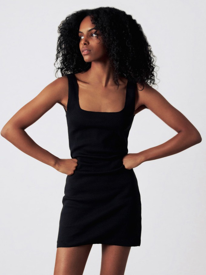Square Ribbed Dress from Honest Basics