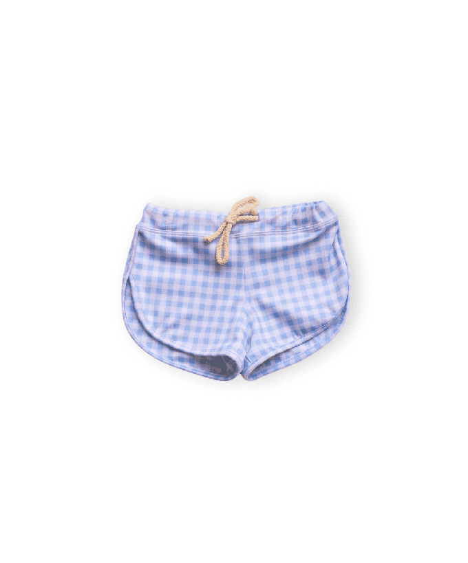 Mesa Trunks – Azure Gingham from Ina Swim