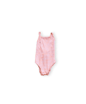 Mara One-Piece – Apricot Gingham from Ina Swim