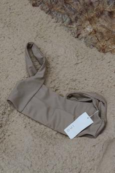 The Bay Swim Top – Sand Colour via Ina Swim