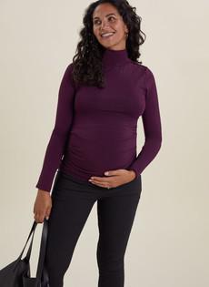 The Maternity Turtleneck with LENZING™ ECOVERO™ via Isabella Oliver