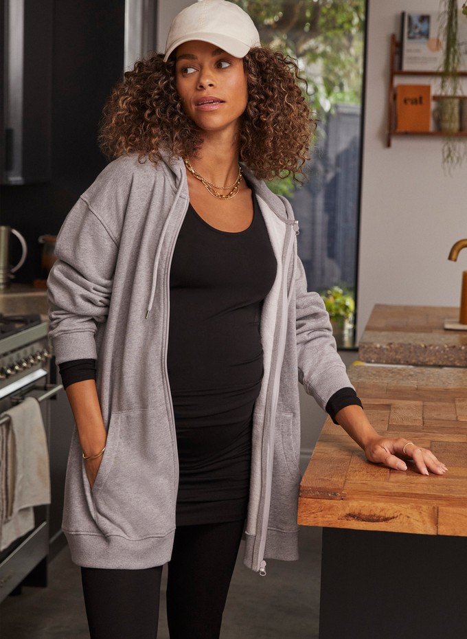 Amy Organic Maternity Hoodie from Isabella Oliver