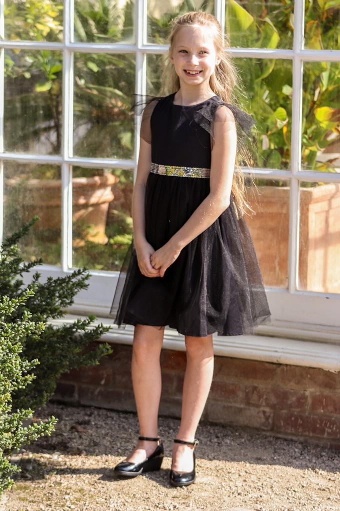Girls Black Princess Dress from Jenerous