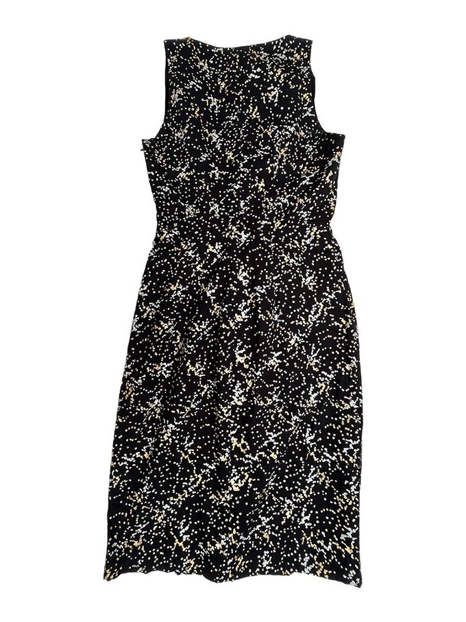 Organic Cotton Black Sparkle Wrap Dress from Jenerous