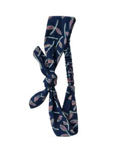 Organic Cotton Indigo Blossom Print Headband via Jenerous