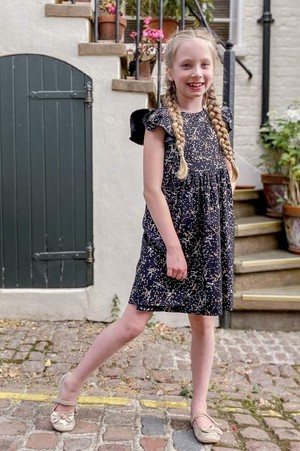 Organic Cotton Grace sparkle girls prom dress from Jenerous