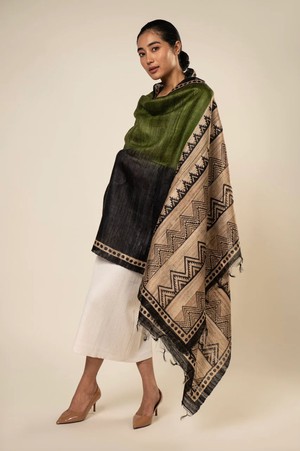 NEW! 3-in-1 Peace Silk Poncho Ikat from JULAHAS