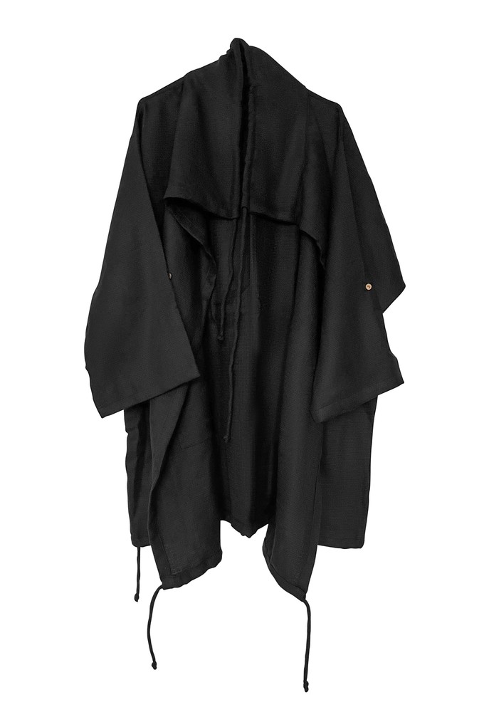 NEW! Wool Drawstring Overlay Black Honeycomb from JULAHAS