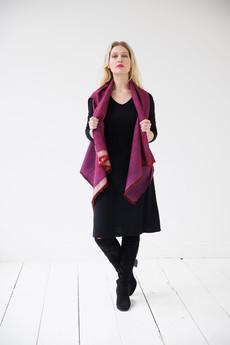 NEW! Wool Silk Cape Forest Sariska via JULAHAS