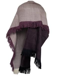 NEW! Chunky Wool Ruana BEYOND Purple via JULAHAS